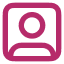 A square with a stick figure torso inside it.